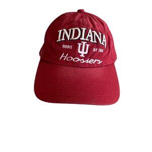 Indiana Hoosiers Adjustable Cotton Baseball Cap By Top Of The World Red